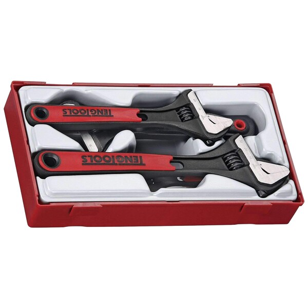 TTADJ04 - 4 Piece TPR Grip Adjustable Wrench Set
